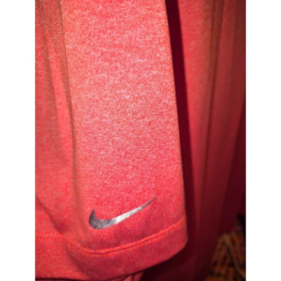 Nike Golf Dri-Fit Tour Performance Polo Shirt Orange Heather W/ Gray Accents Lar - Picture 6 of 8